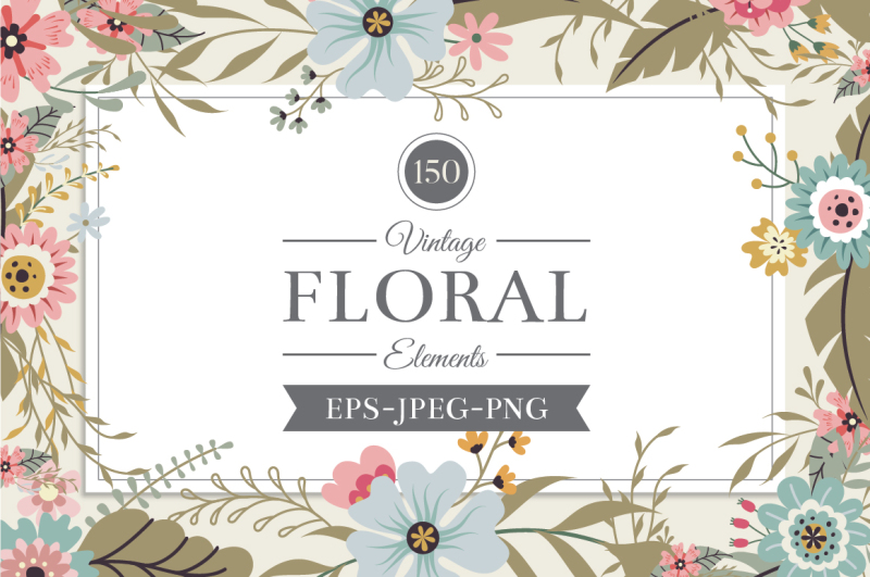 vintage-floral-elements