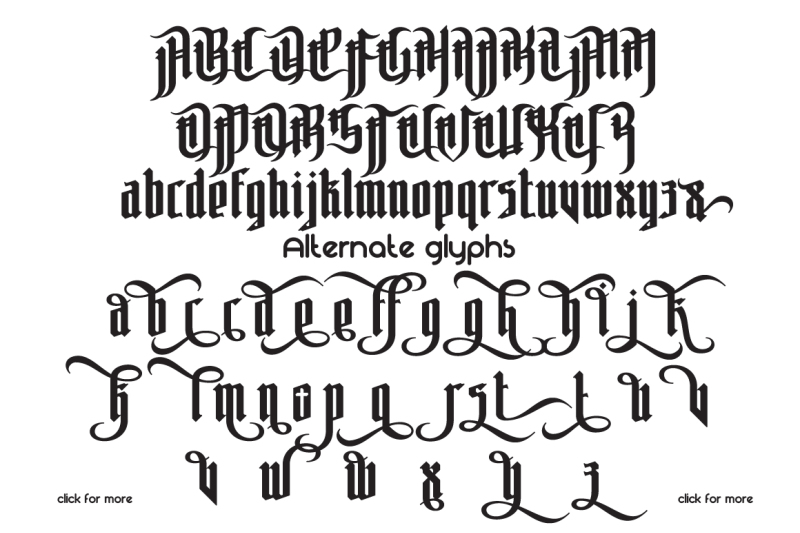 Phoenix Gothic Font By Nrey Thehungryjpeg Com