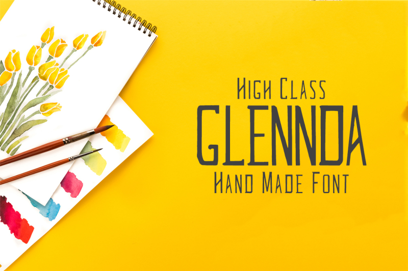 glennda-handmade-serif-typeface