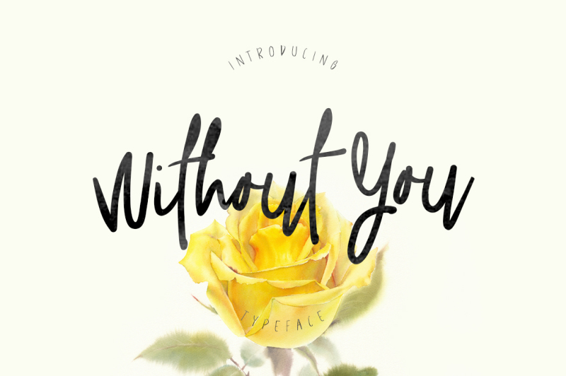 without-you-typeface