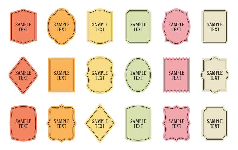 labels-18-shapes-different-colors