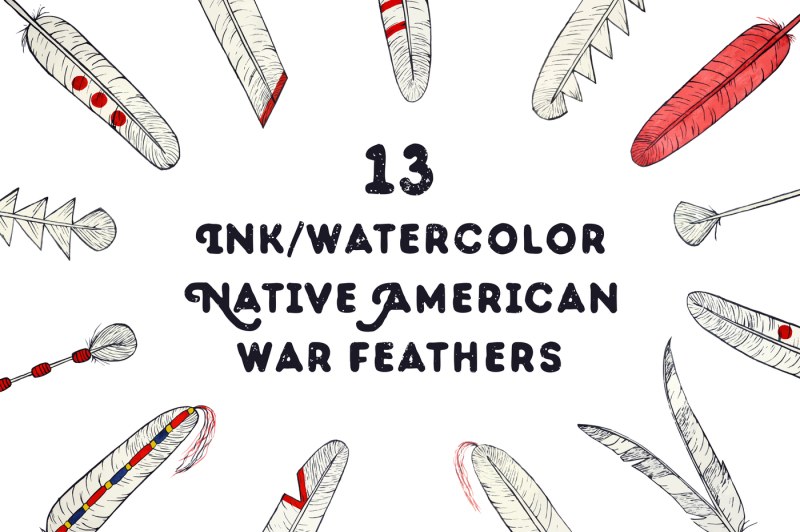 hand-drawn-native-american-feathers