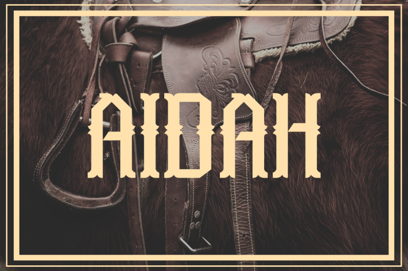aidah-typeface