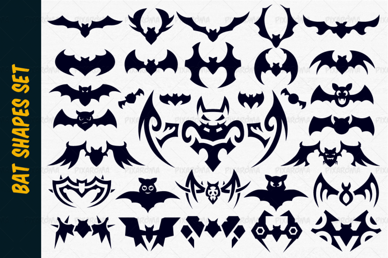 bat-vector-shapes-set-for-halloween