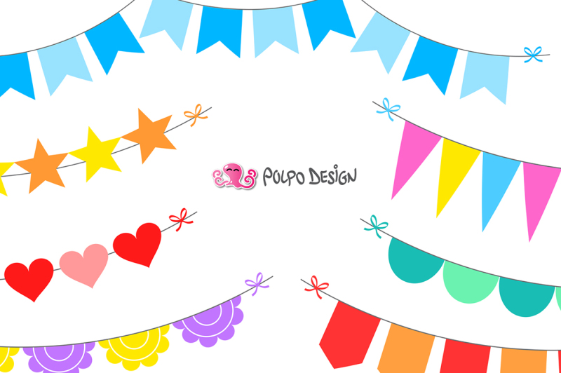 colorful-bunting-banners-clipart
