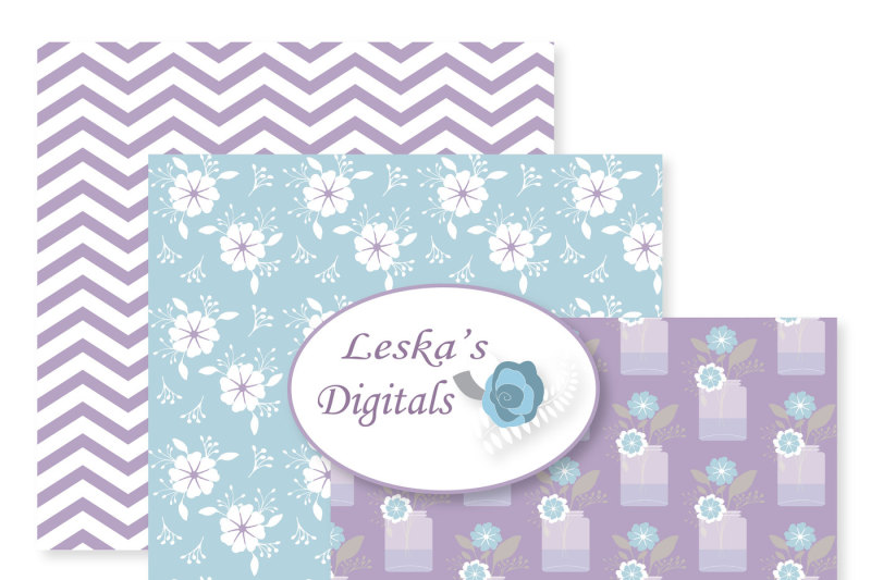 floral-digital-paper-pack-in-purple-lilac-lavender