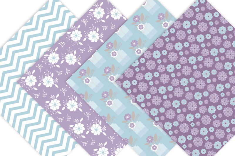 floral-digital-paper-pack-in-purple-lilac-lavender