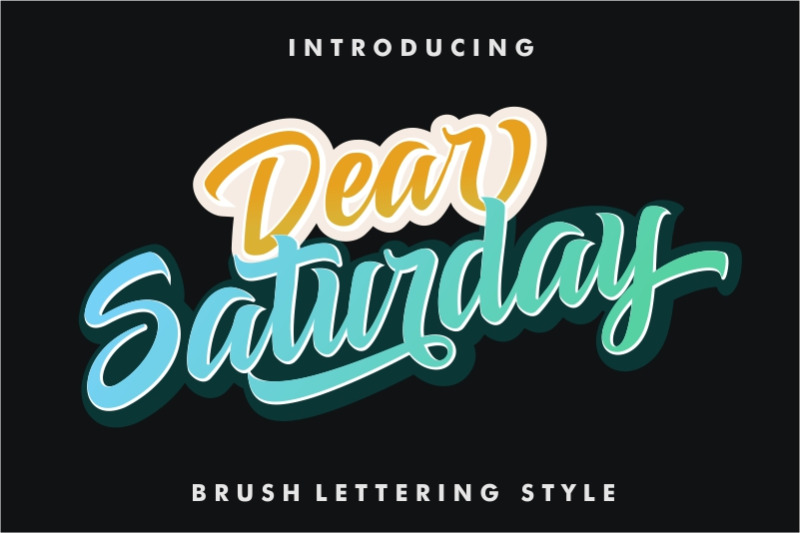dear-saturday-font