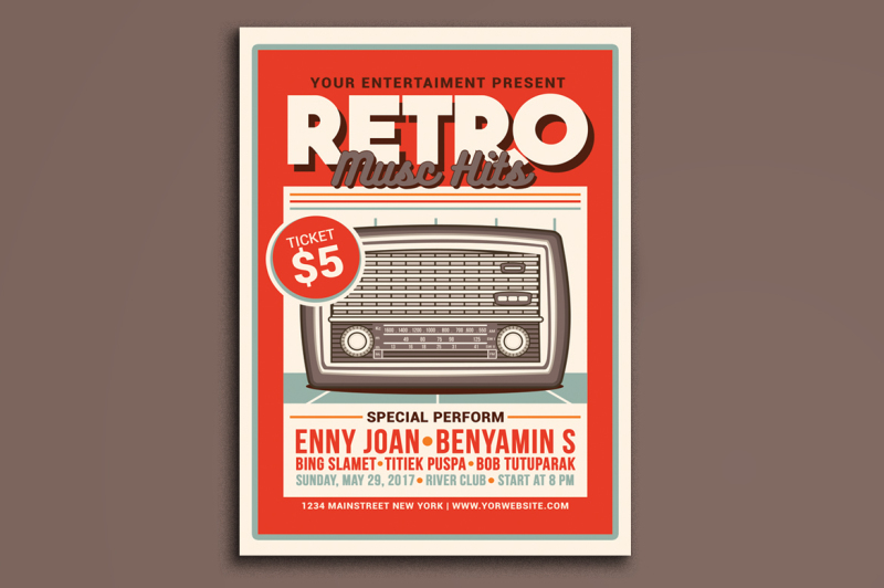 retro-music-hits-flyer