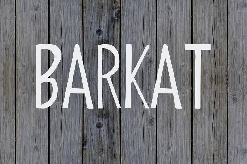 barkat-calligraphy-font