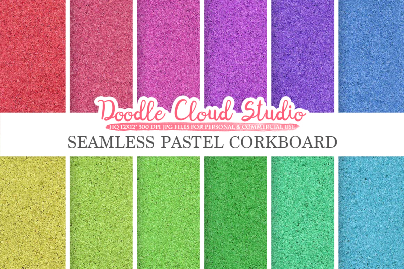 seamless-pastel-corkboard-digital-paper-cork-board-rainbow-backgrounds-printable-corkboard-cork-textures-instant-download-commercial-use
