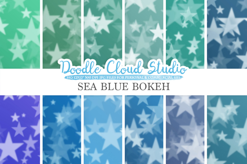 sea-blue-stars-bokeh-digital-paper-sea-blue-colors-bokeh-overlay-star-bokeh-backgrounds-instant-download-for-personal-and-commercial-use