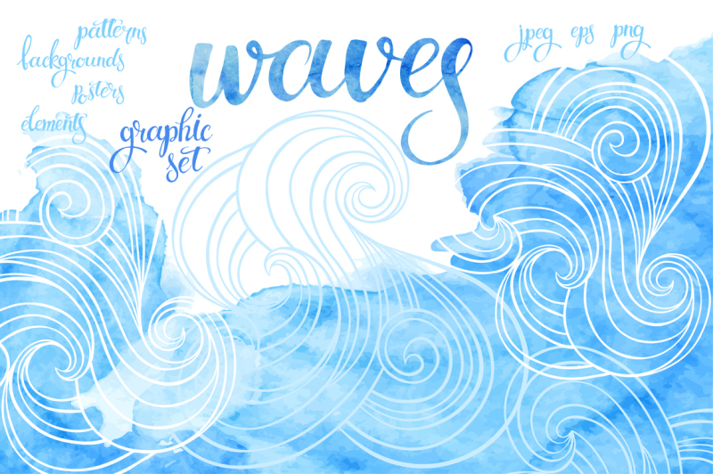 waves-graphic-set
