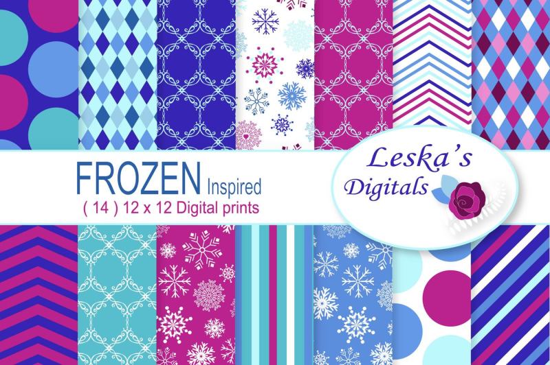 frozen-inspired-digital-paper