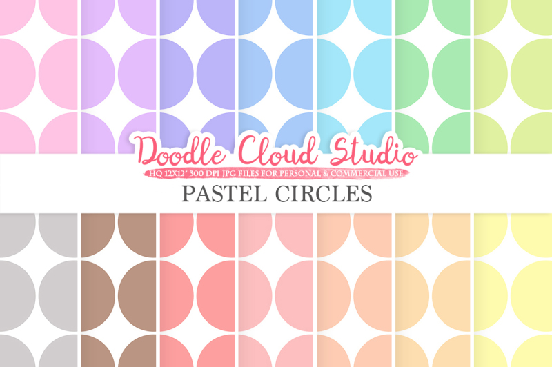 pastel-retro-circles-digital-paper-circles-pattern-digital-circles-pastel-background-instant-download-for-personal-and-commercial-use