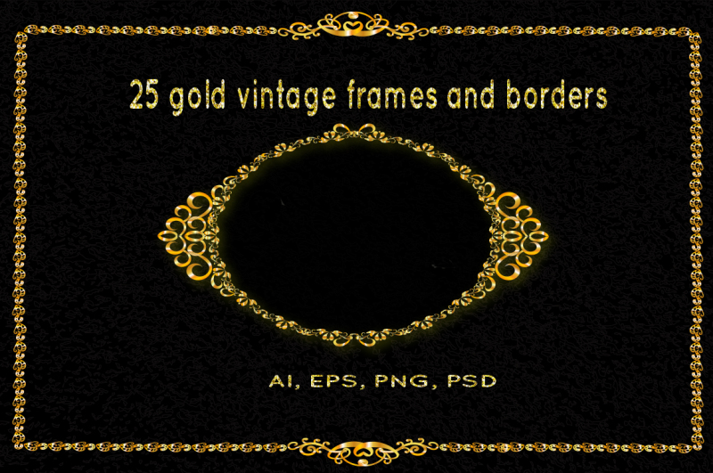 25-golden-vintage-frames-and-borders