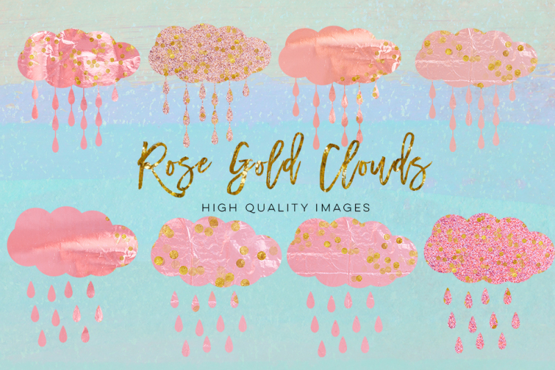 rose-gold-cloud-clip-art-pink-gold-cloud-clip-art-clipart-instant-download-party-decor-nursery-room-diy-decor-pastel-clip-art-rain