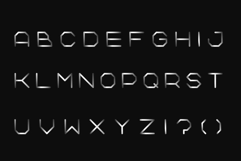 metal-font-iron-english-alphabet