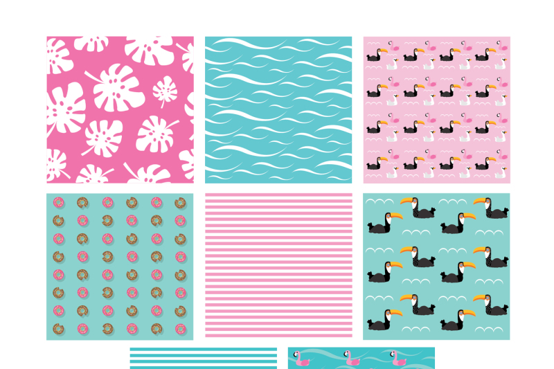 summer-pool-party-seamless-pattern