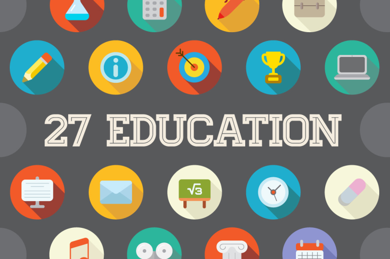 awesome-27-education-flat-vector