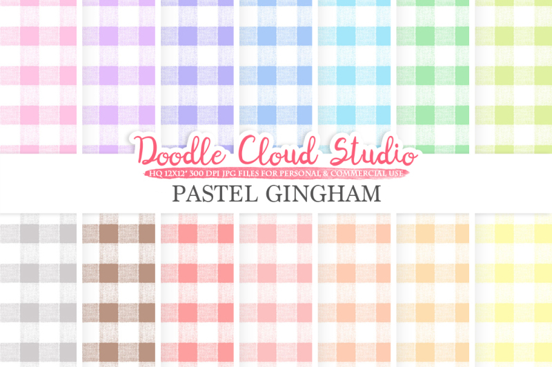 pastel-gingham-digital-paper-realistic-tablecloth-picnic-pattern-pastel-colors-background-instant-download-for-personal-and-commercial-use