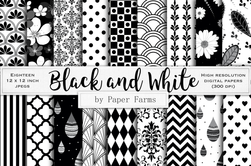 black-and-white-digital-paper