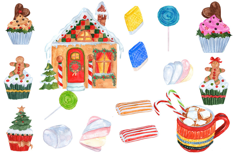 watercolor-christmas-sweets-clipart