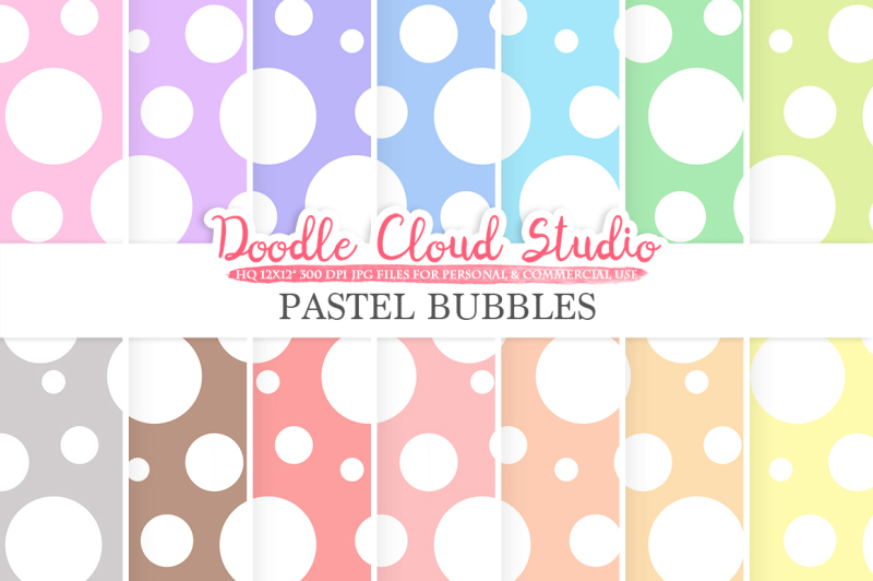 pastel-bubbles-digital-paper-dotted-pattern-digital-dots-pastel-background-instant-download-for-personal-and-commercial-use