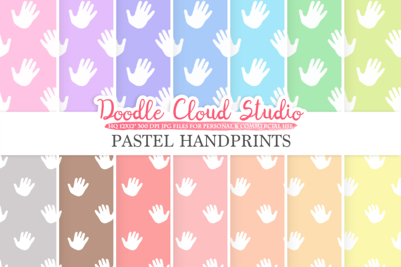 2-sets-of-pastel-handprints-digital-paper-baby-hands-prints-pattern-digital-hand-background-instant-download-for-personal-and-commercial-use