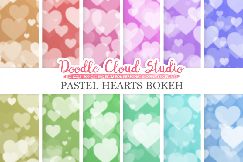 pastel-hearts-bokeh-digital-paper-pastel-colors-bokeh-overlay-heart-bokeh-backgrounds-instant-download-for-personal-and-commercial-use