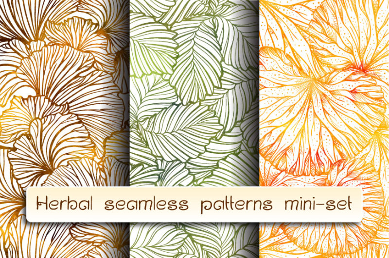 herbal-seamless-patterns-mini-set