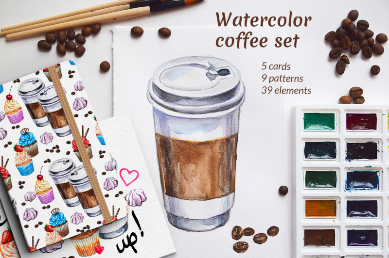 watercolor-coffee-set-illustration