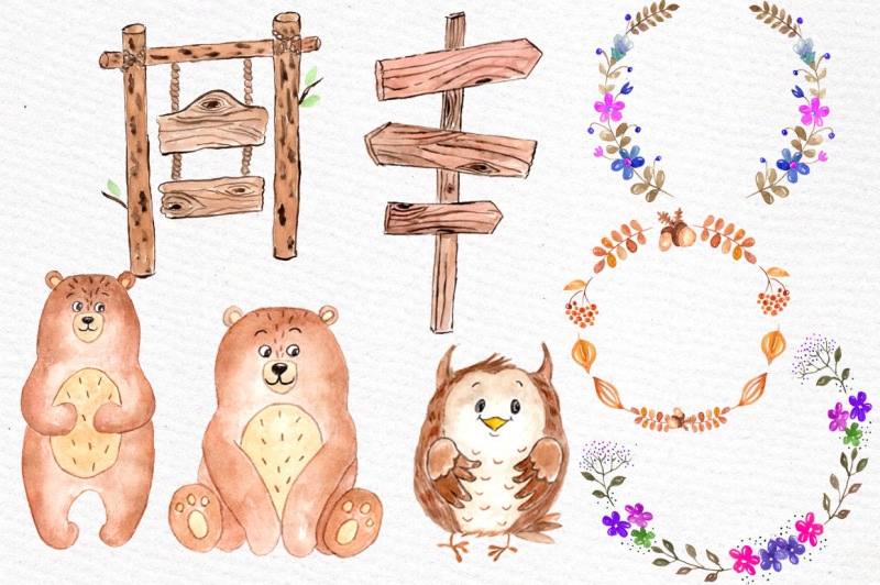 watercolor-forest-animals-clipart
