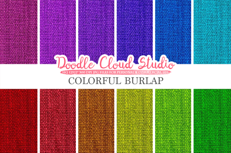 colorful-burlap-fabric-digital-paper-pack-colorful-backgrounds-burlap-linen-printables-instant-download-for-personal-and-commercial-use