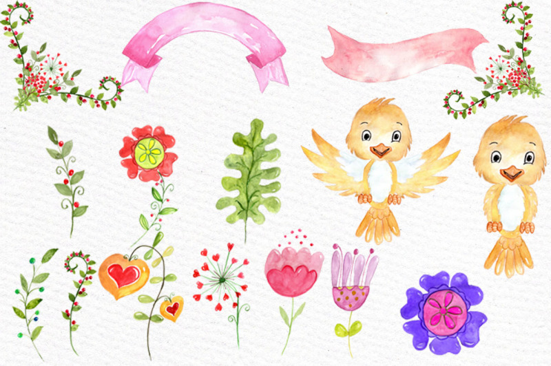 watercolor-kids-floral-clipart