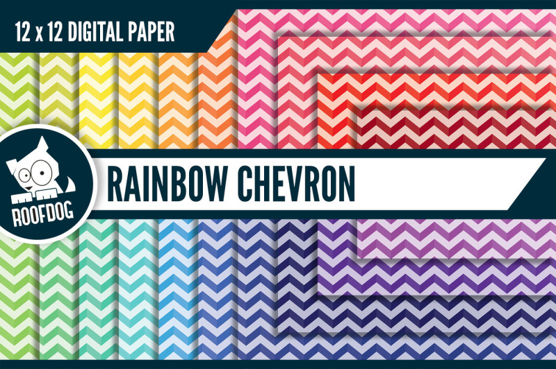 rainbow-chevron-digital-paper