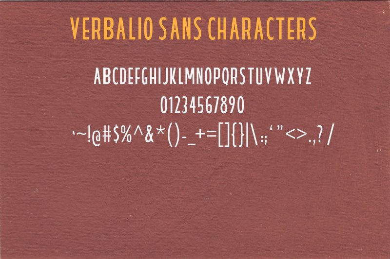 verbalio-font