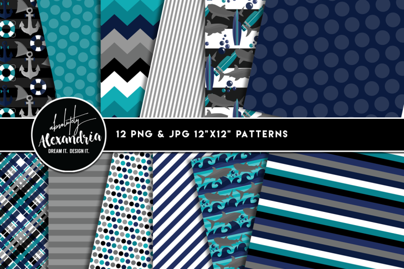 shark-attack-graphics-and-patterns-bundle
