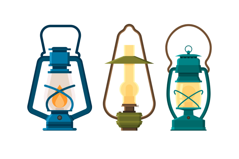 vintage-camping-lantern-collection