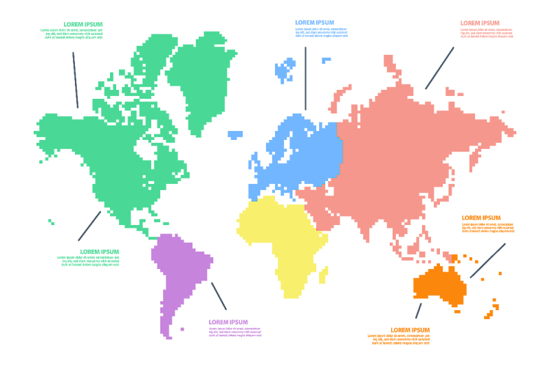 vector-pixel-world-map-infographics