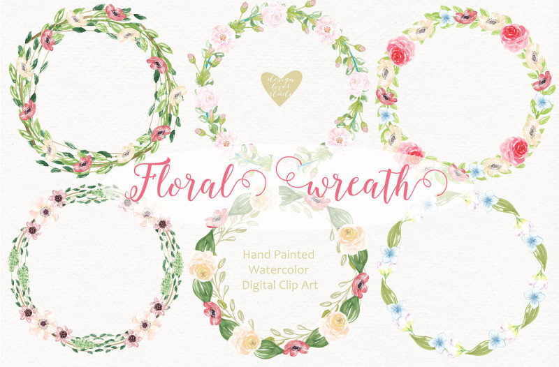 watercolor-hand-painted-cliparts-floral-wreath-watercolor-flower-cliparts