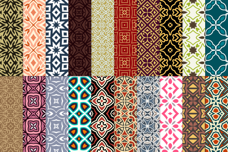 100-decorative-seamless-patterns