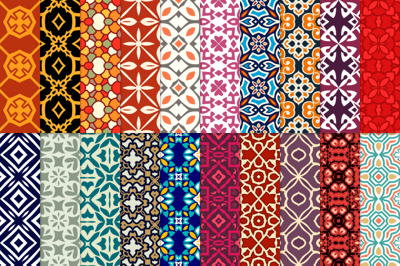 100-decorative-seamless-patterns