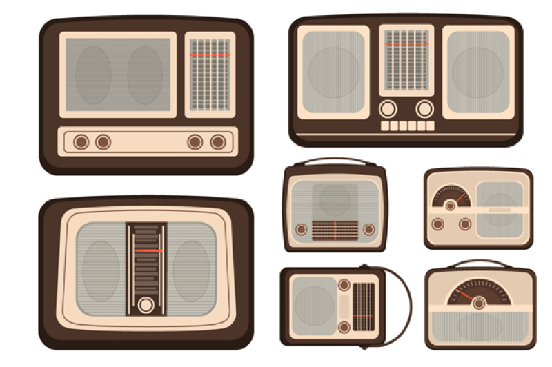retro-vintage-vector-tv-radio-communication-set