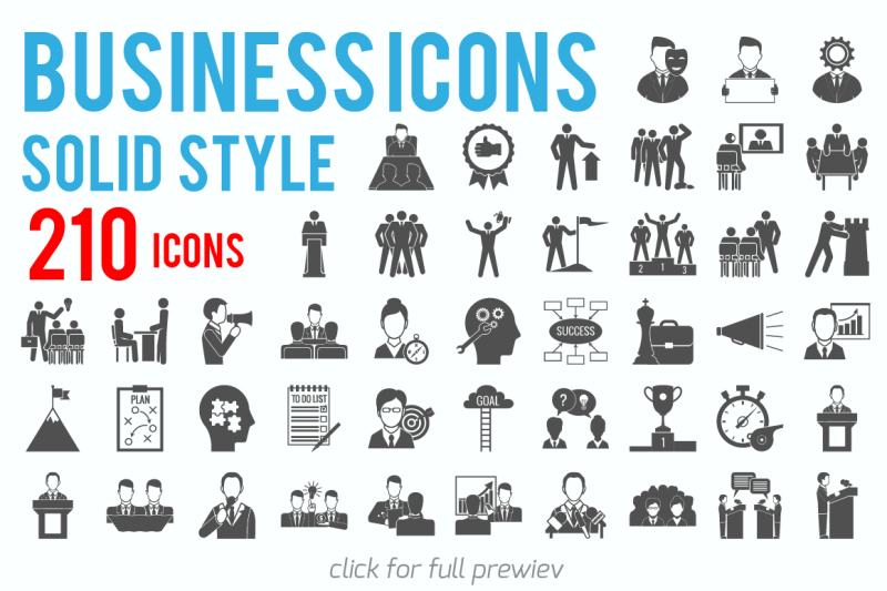 business-icons-set