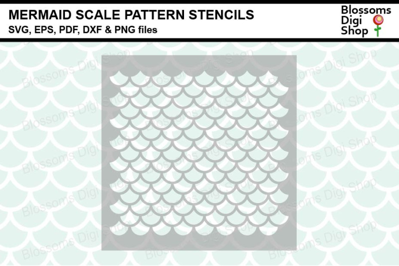 mermaid-scale-pattern-stencils-svg-eps-pdf-dxf-amp-png-files
