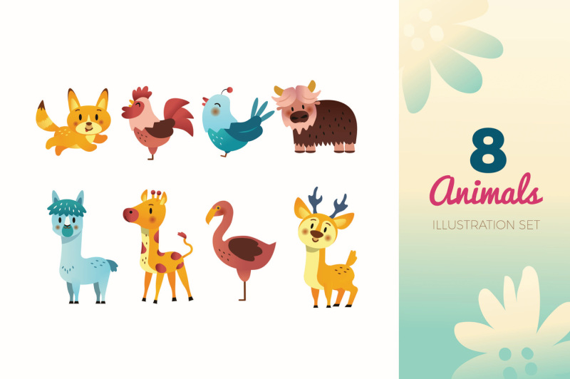 24-animals-illustration-set