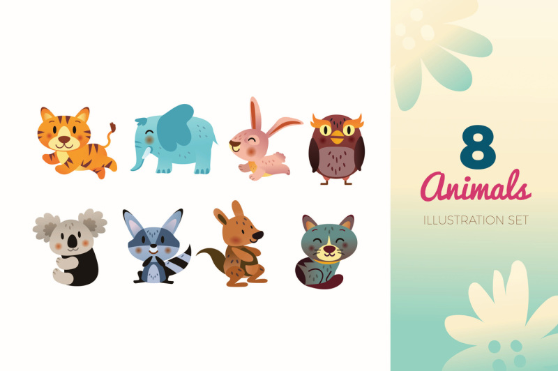 24-animals-illustration-set