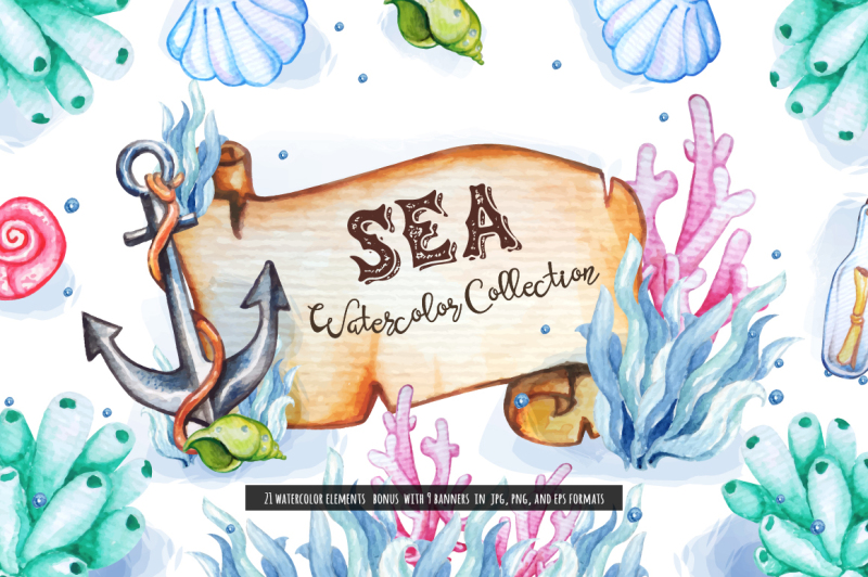 sea-watercolor-collection