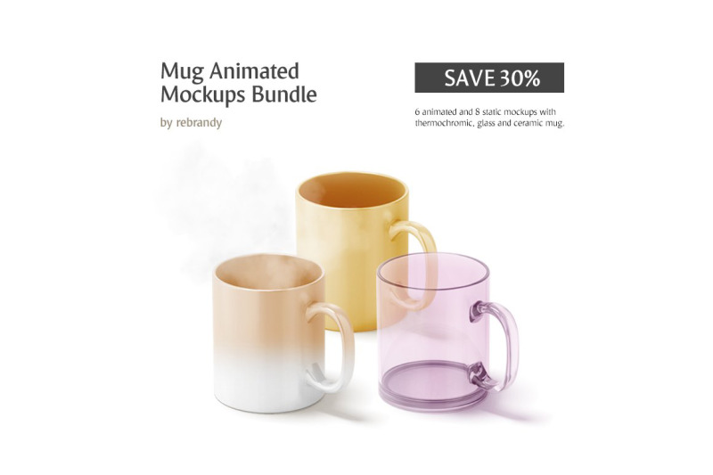 Download Mug Animated Mockups Bundle By rebrandy | TheHungryJPEG.com